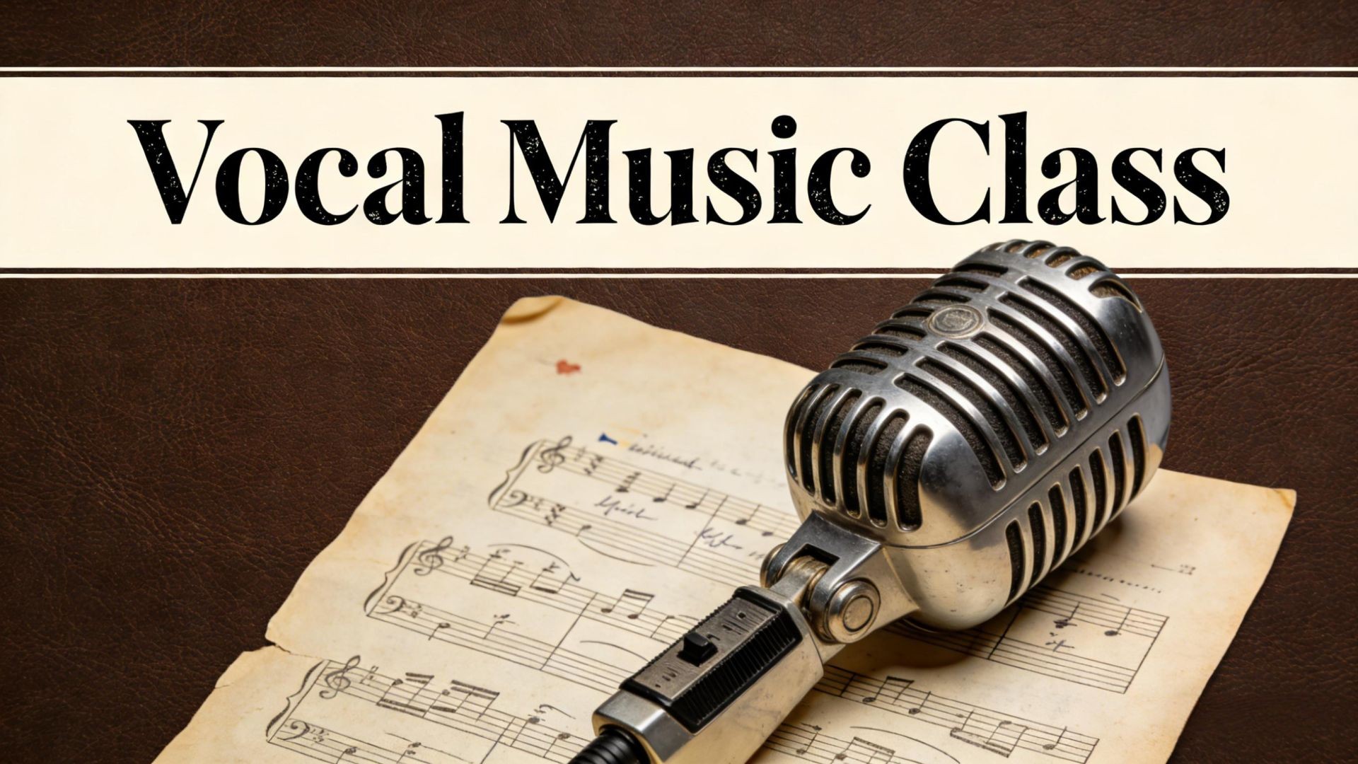 Vocal Music Class Session 3